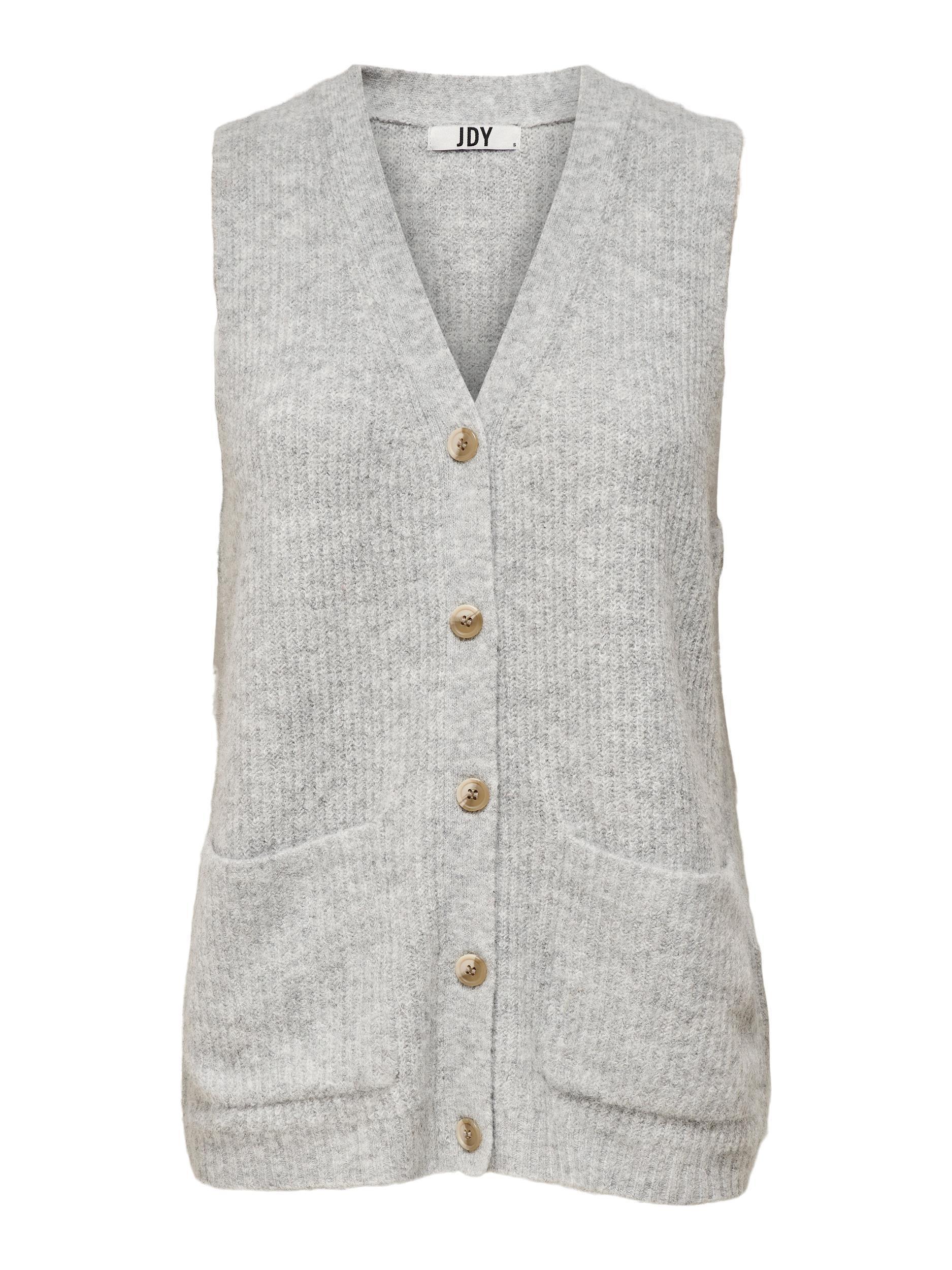 Jdy Hudson - Stikket vest m. knapper - HUSET Men & Women
