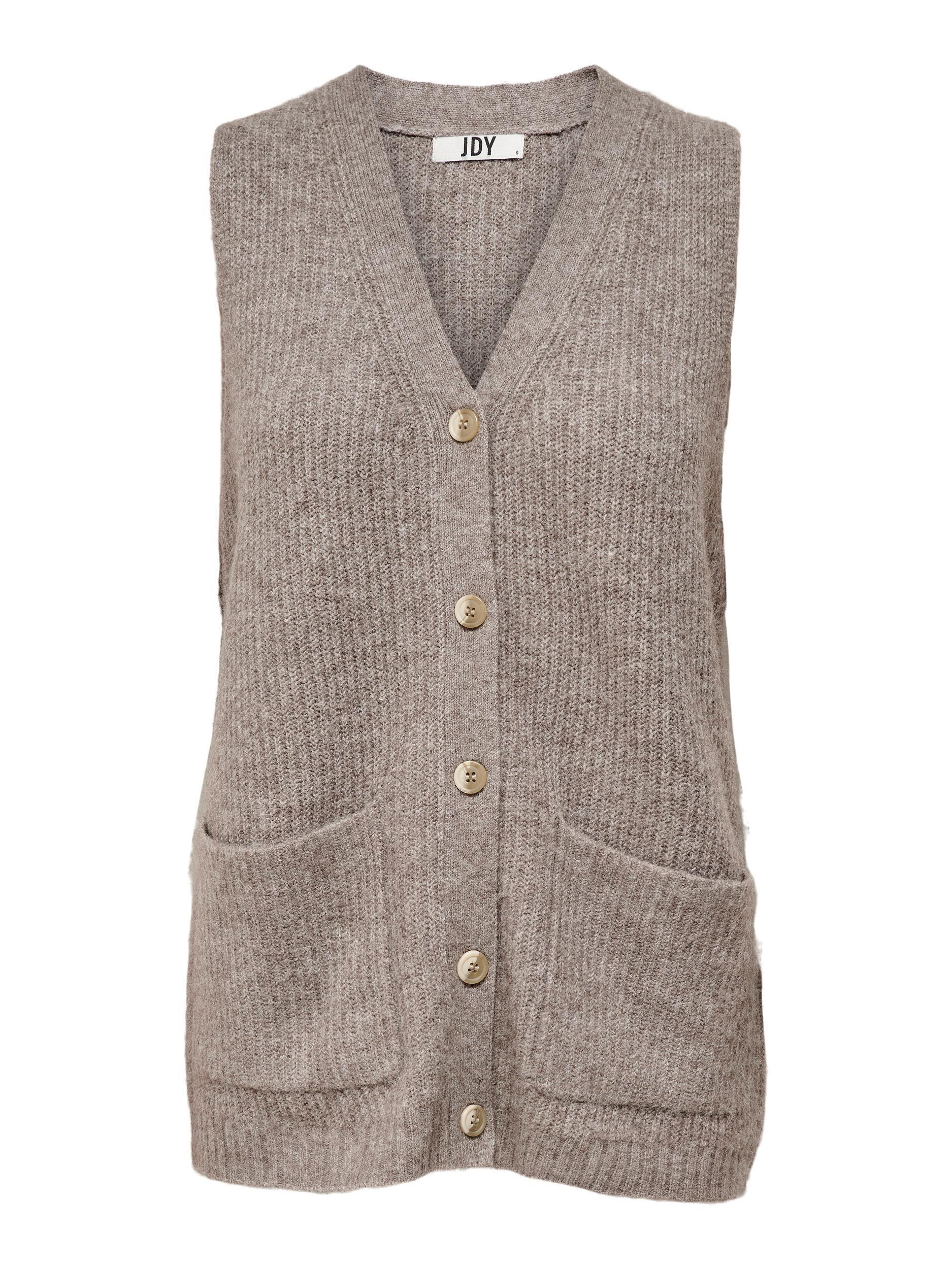 Jdy Hudson - Stikket vest m. knapper - HUSET Men & Women