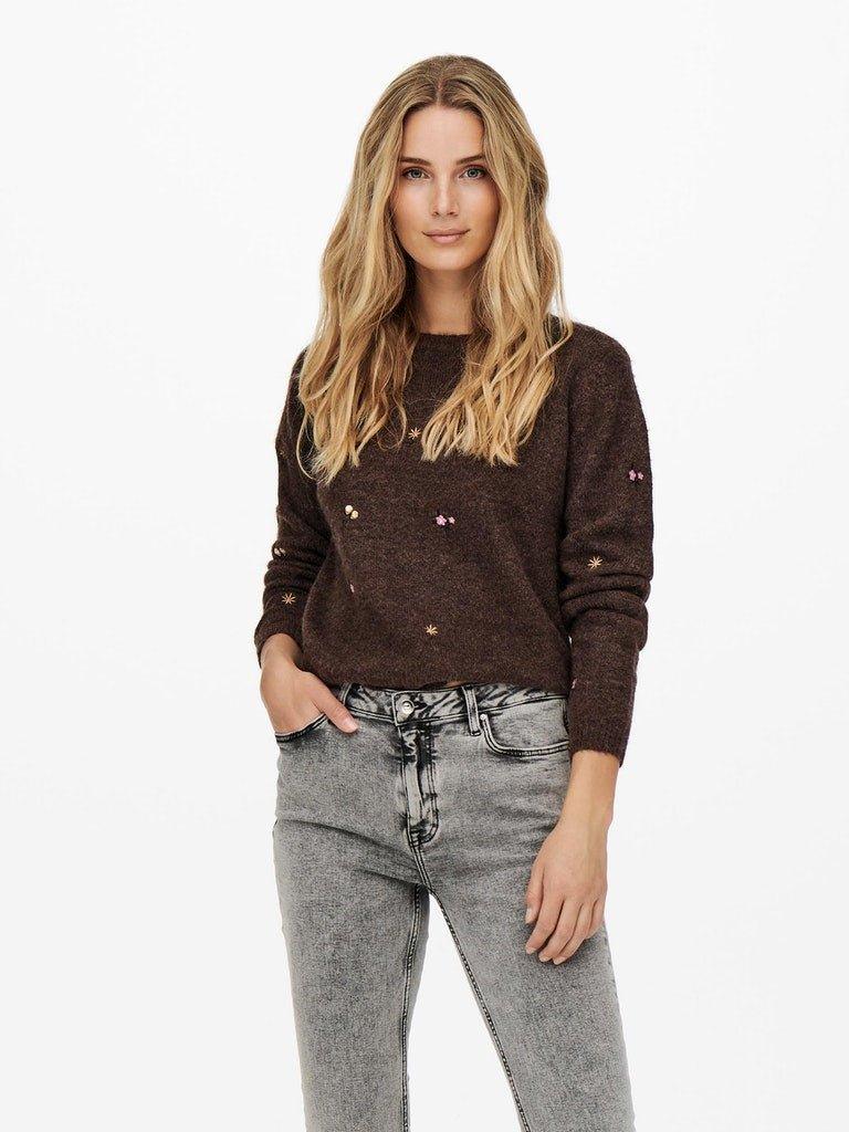 JDY Natja - Strik m. broderi - HUSET Men & Women