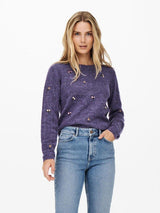 JDY Natja - Strik m. broderi - HUSET Men & Women