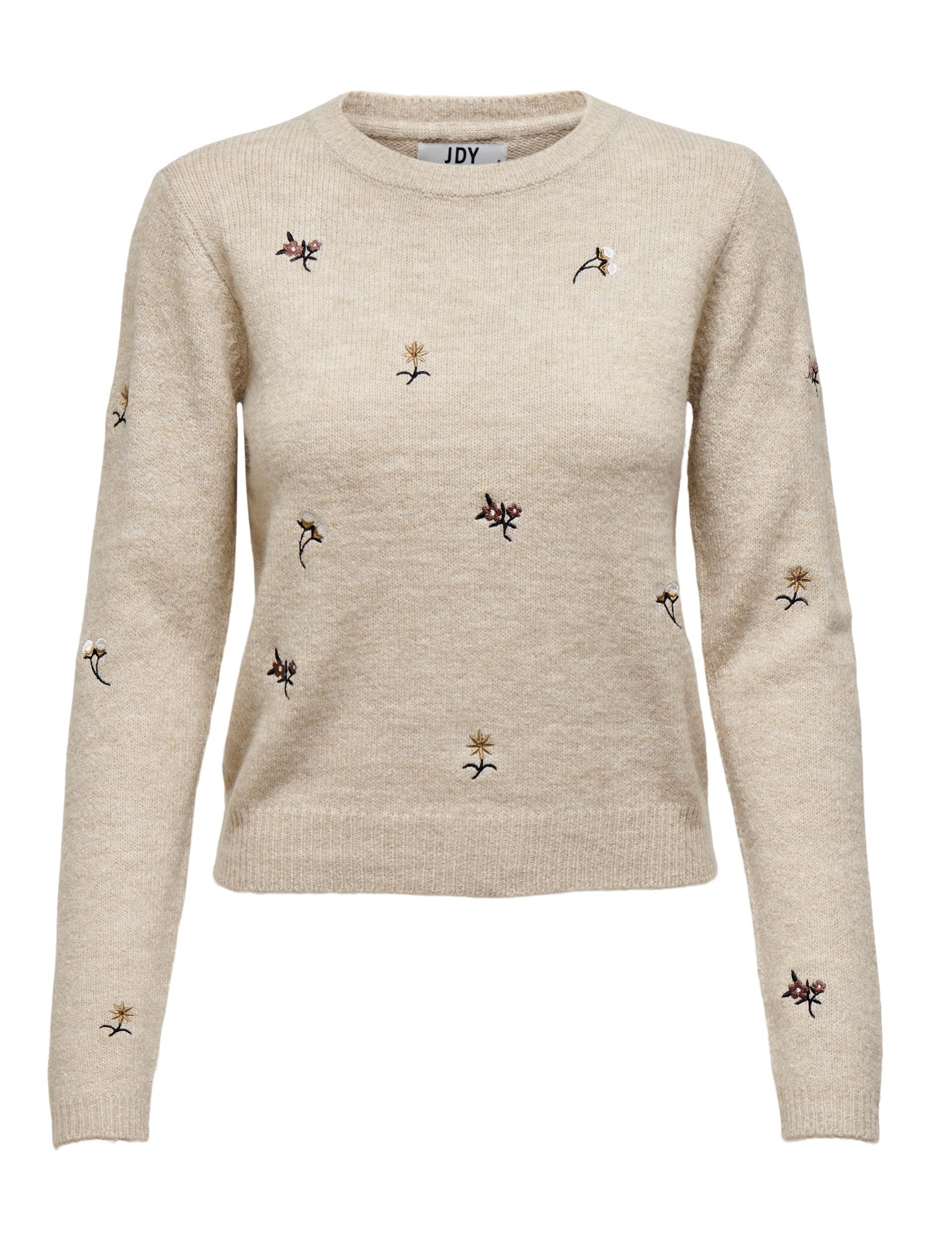 JDY Natja - Strik m. broderi - HUSET Men & Women