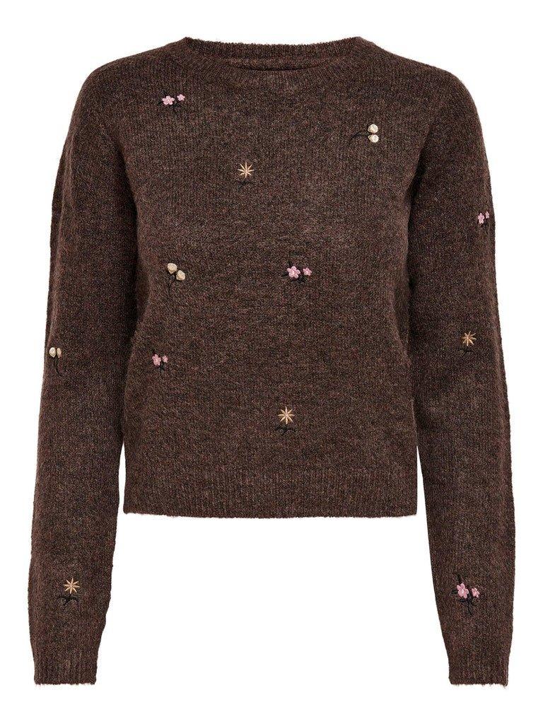 JDY Natja - Strik m. broderi - HUSET Men & Women