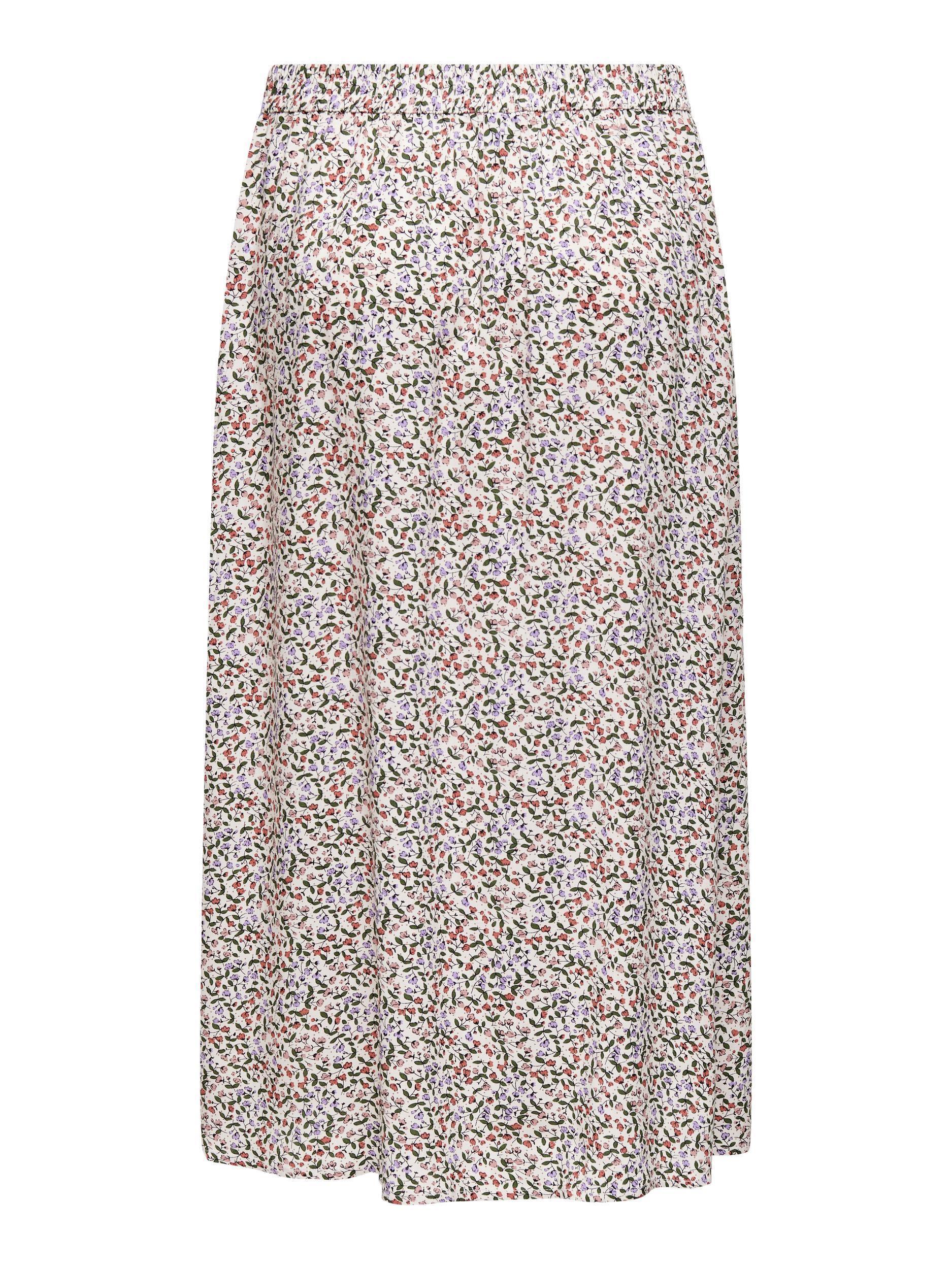 JDY Staar - Blomstret midi nederdel - HUSET Men & Women