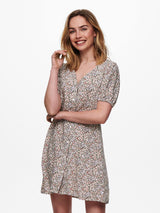 Jdy Staar - Kort blomstret kjole - HUSET Men & Women