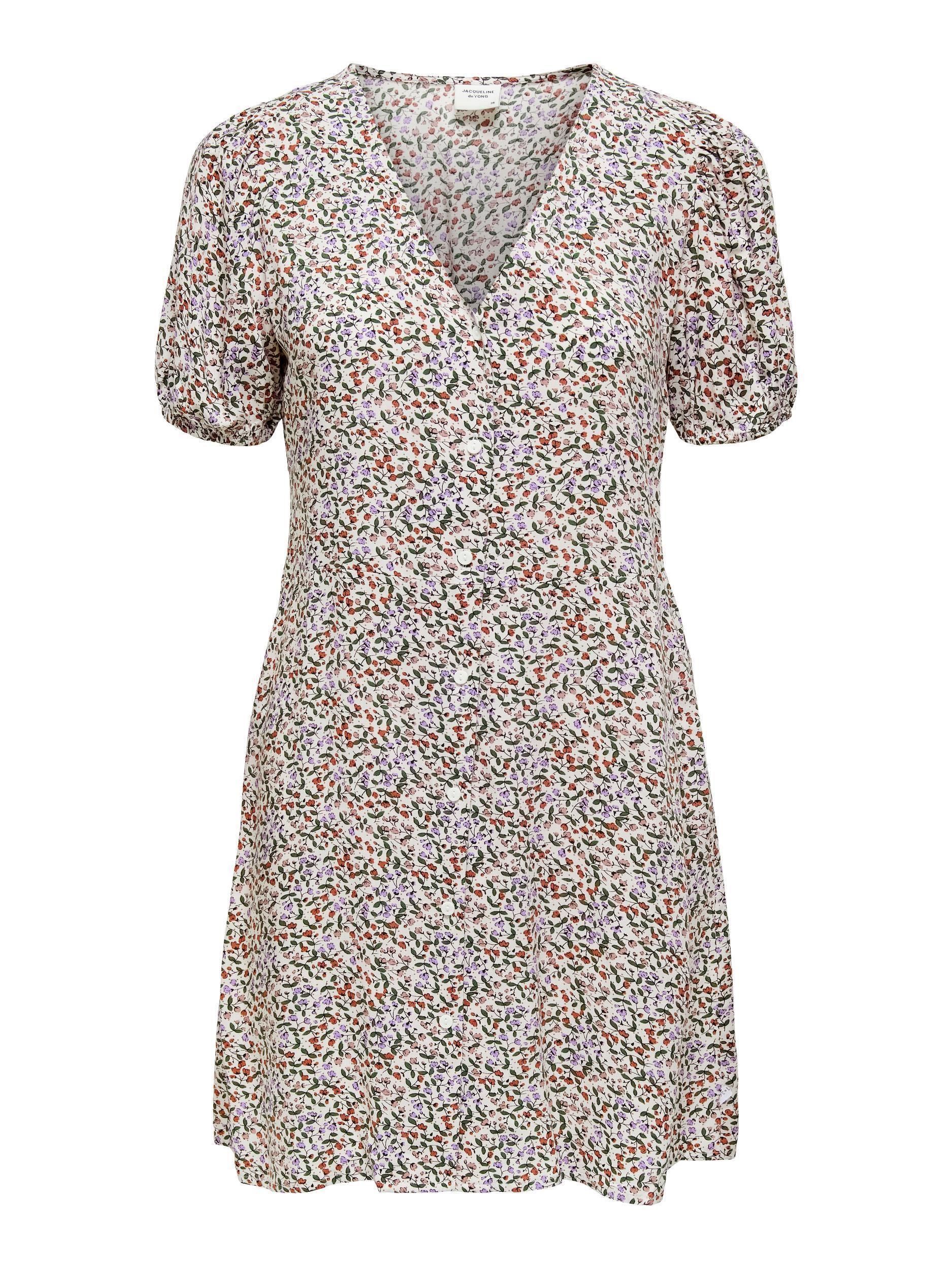 Jdy Staar - Kort blomstret kjole - HUSET Men & Women