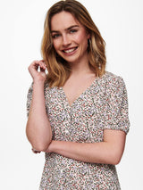 Jdy Staar - Kort blomstret kjole - HUSET Men & Women