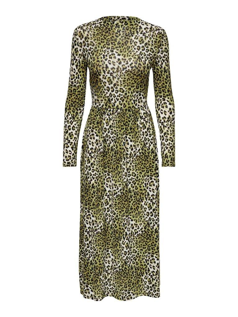 Jdy Svan - Leopard midi kjole - HUSET Men & Women