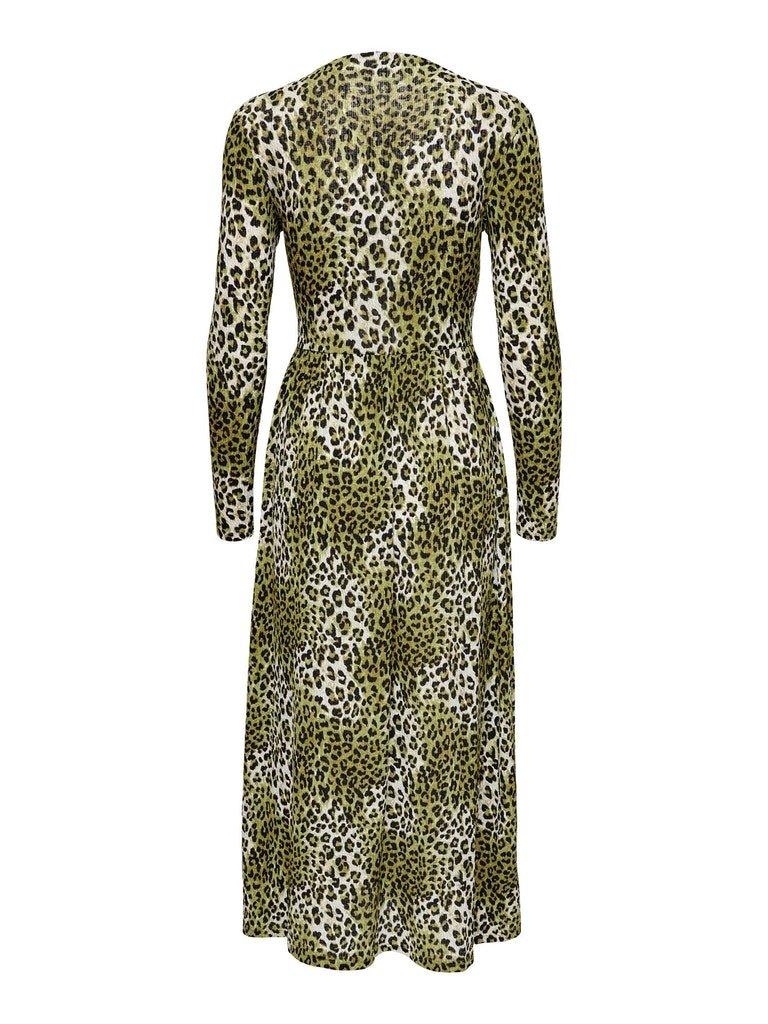 Jdy Svan - Leopard midi kjole - HUSET Men & Women