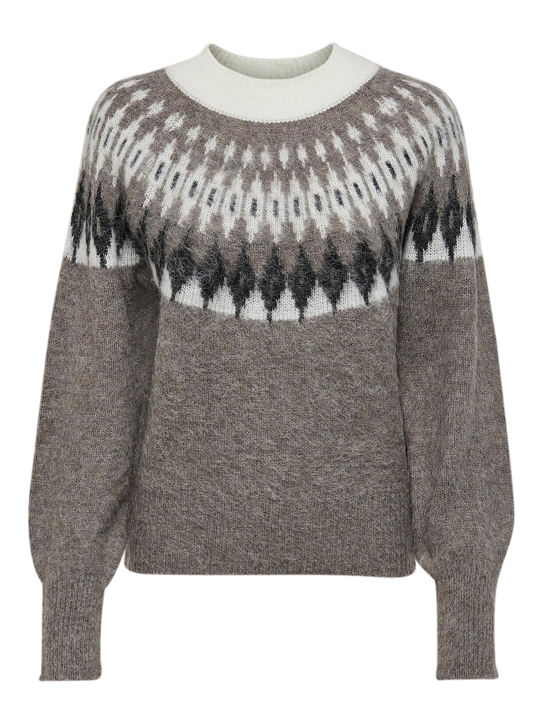 JDY Trish - Jacquard pullover strik - HUSET Men & Women