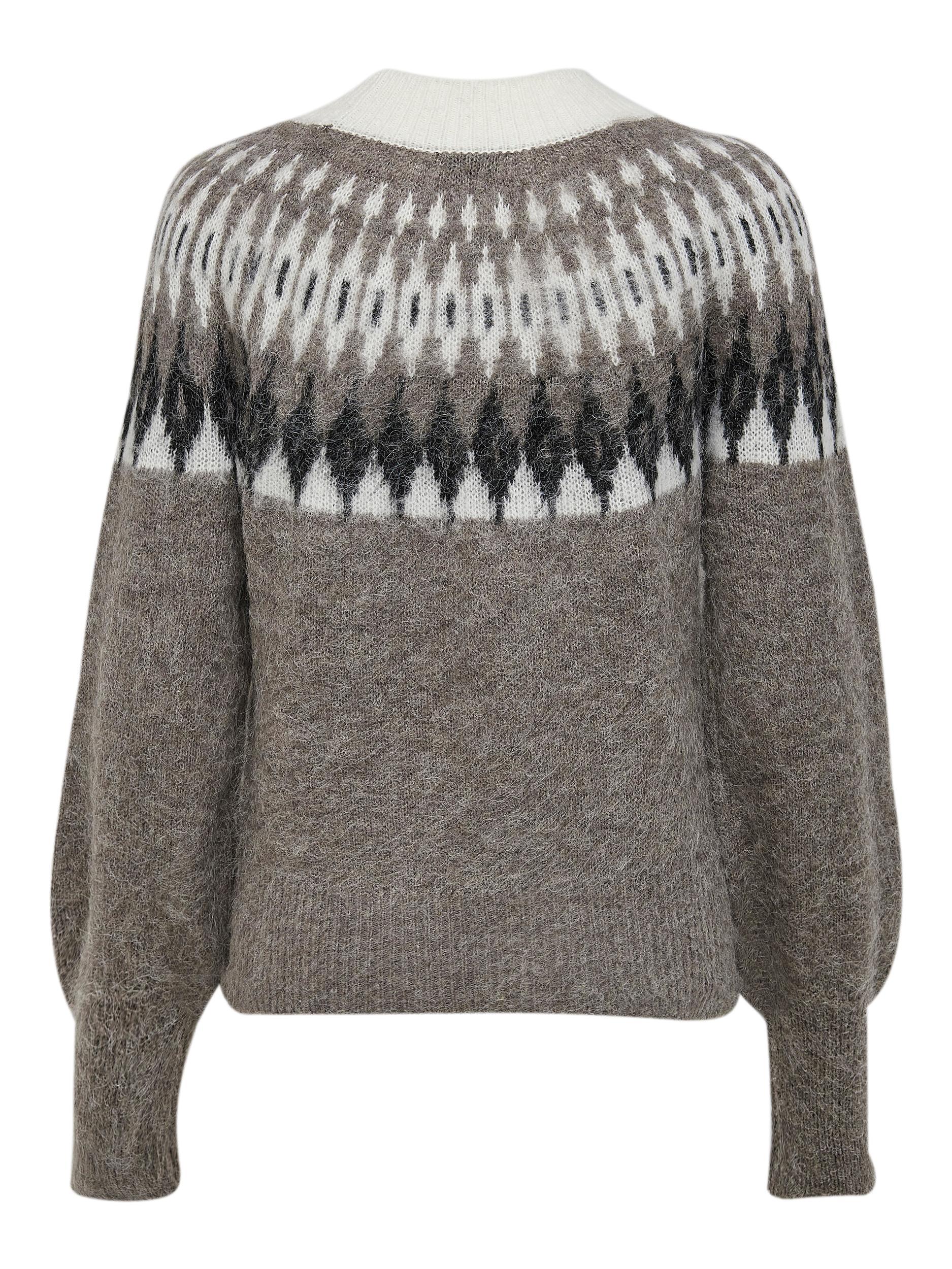 JDY Trish - Jacquard pullover strik - HUSET Men & Women