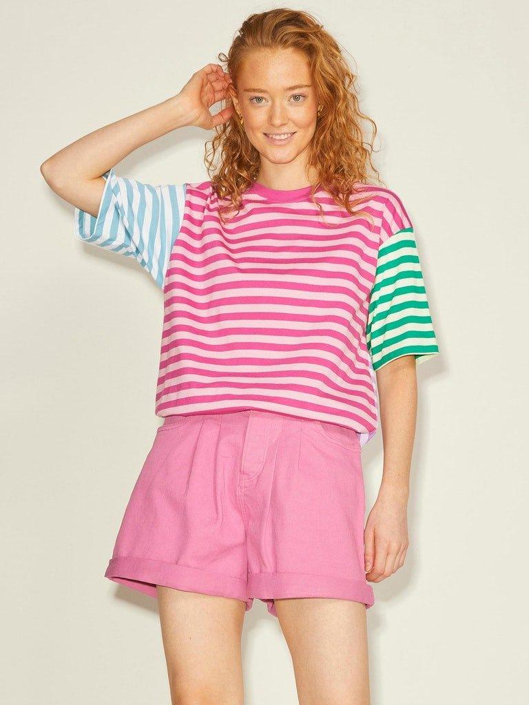 JJXX Andrea - Mix stribet t-shirt - HUSET Men & Women