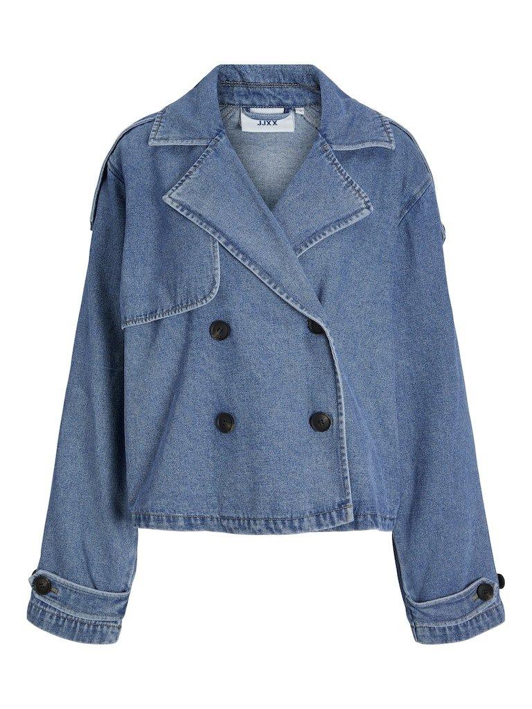 JJXX Carlie - Kort denim trenchcoat - HUSET Men & Women
