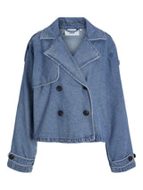 JJXX Carlie - Kort denim trenchcoat - HUSET Men & Women