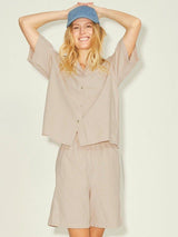 JJXX Lisa - Hør mix skjorte - HUSET Men & Women