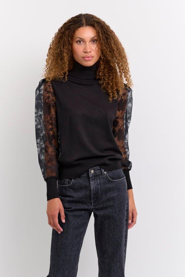 My Essential Wardrobe Annie - Bluse med rullekrave - HUSET Men & Women