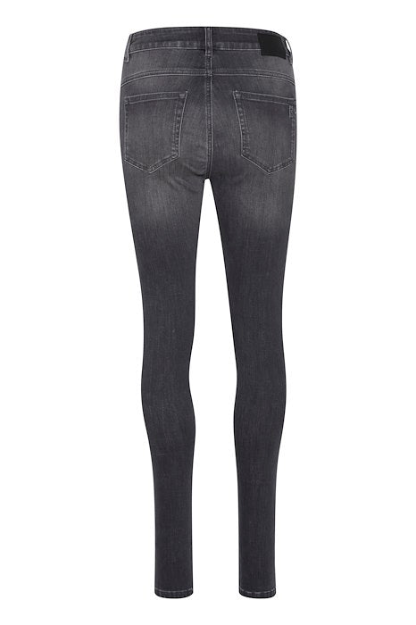 My Essential Wardrobe Celina Grå 139 - High slim jeans - HUSET Men & Women (7791516221692)