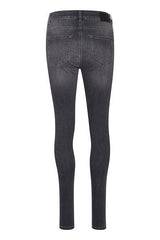 My Essential Wardrobe Celina Grå 139 - High slim jeans - HUSET Men & Women