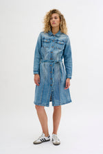 My Essential Wardrobe Dango 144 - Denim skjortekjole - HUSET Men & Women (8769097433435)