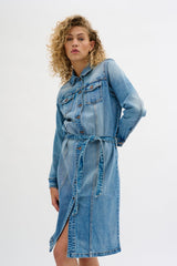 My Essential Wardrobe Dango 144 - Denim skjortekjole - HUSET Men & Women