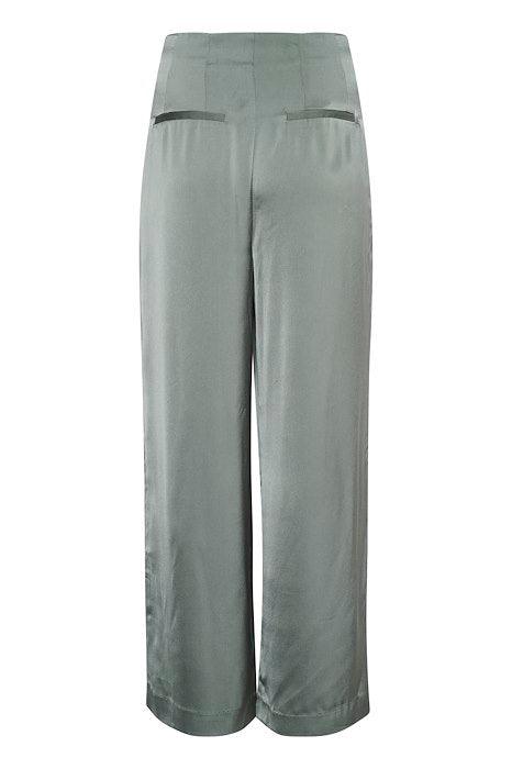 My Essential Wardrobe Dia Vala - Satin bukser højtaljede - HUSET Men & Women