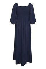 My Essential Wardrobe Donna - Smock maxi kjole - HUSET Men & Women