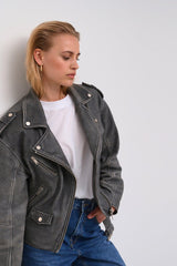 My Essential Wardrobe Gilo - Læder jakke - HUSET Men & Women