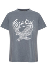 My Essential Wardrobe Hanna - T-shirt med print - HUSET Men & Women