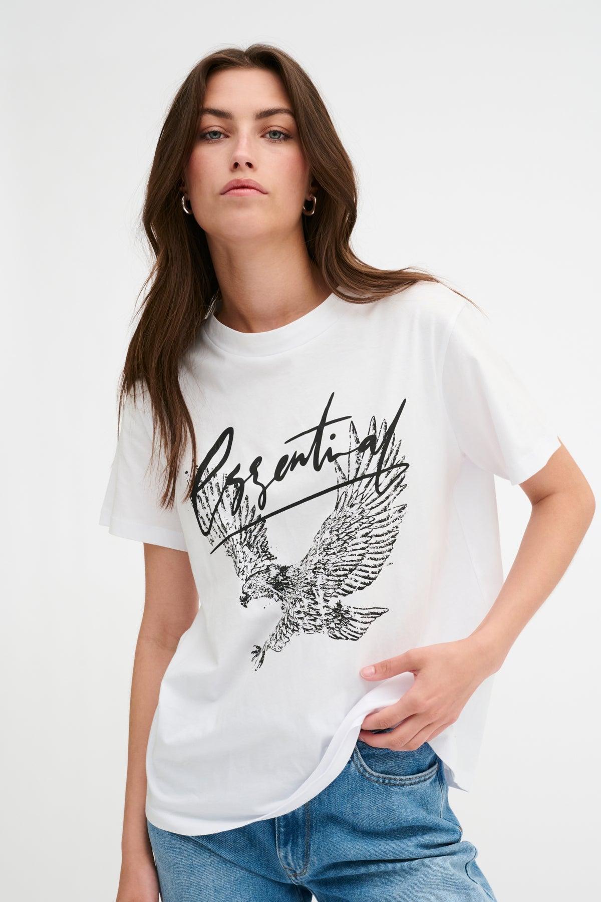 My Essential Wardrobe Hanna - T-shirt med print - HUSET Men & Women