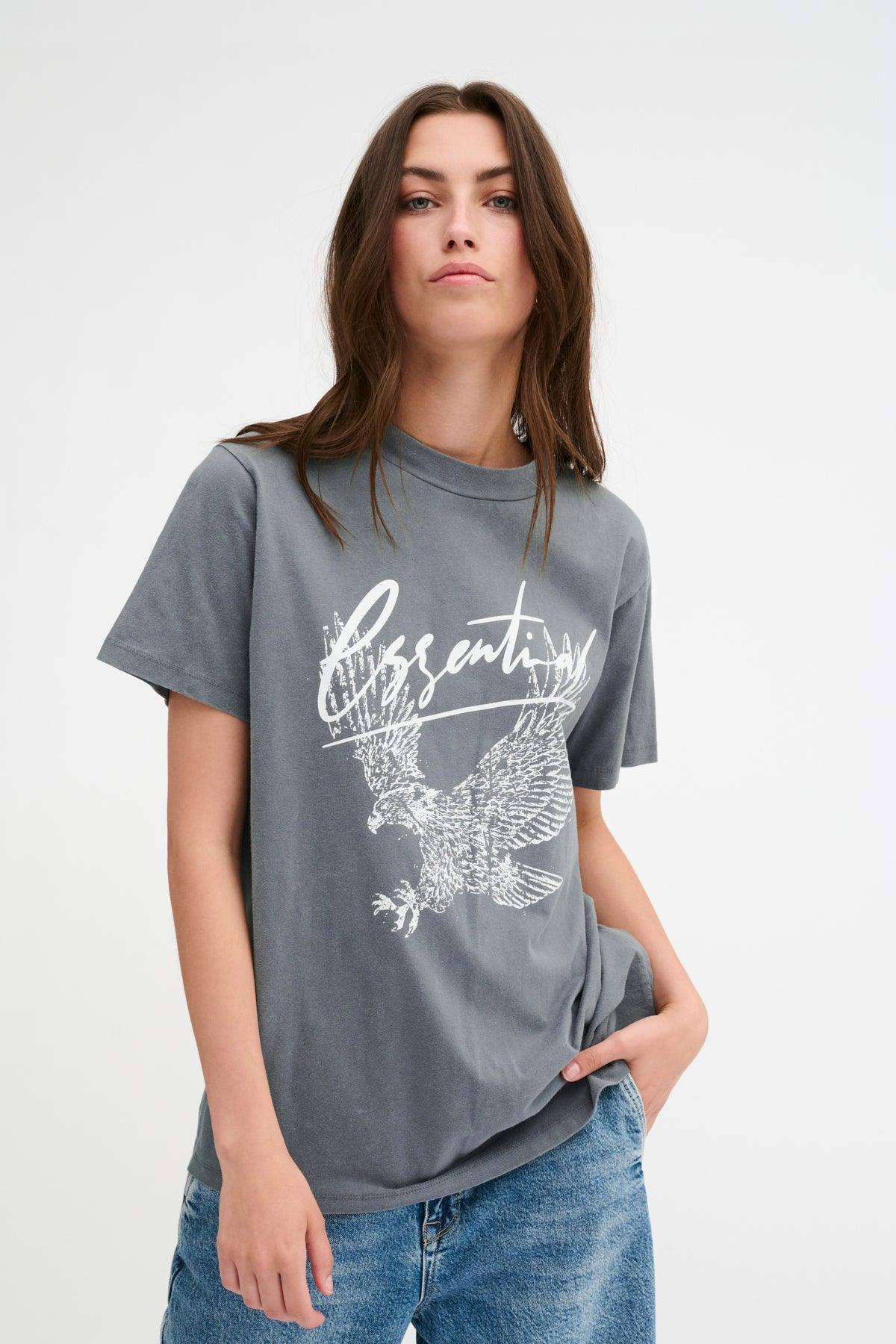 My Essential Wardrobe Hanna - T-shirt med print - HUSET Men & Women