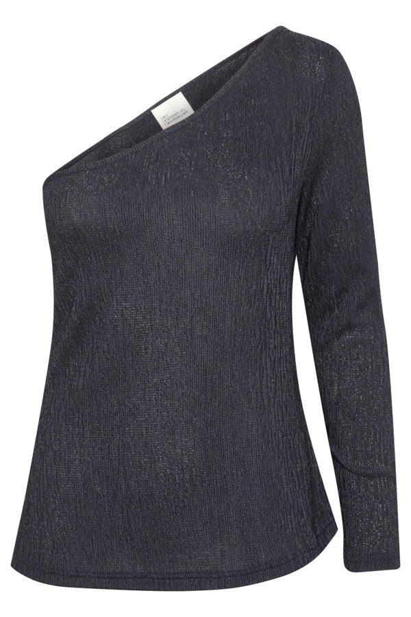 My Essential Wardrobe Kiko - One shoulder bluse - HUSET Men & Women