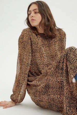My Essential Wardrobe Leo - Leopard kjole - HUSET Men & Women