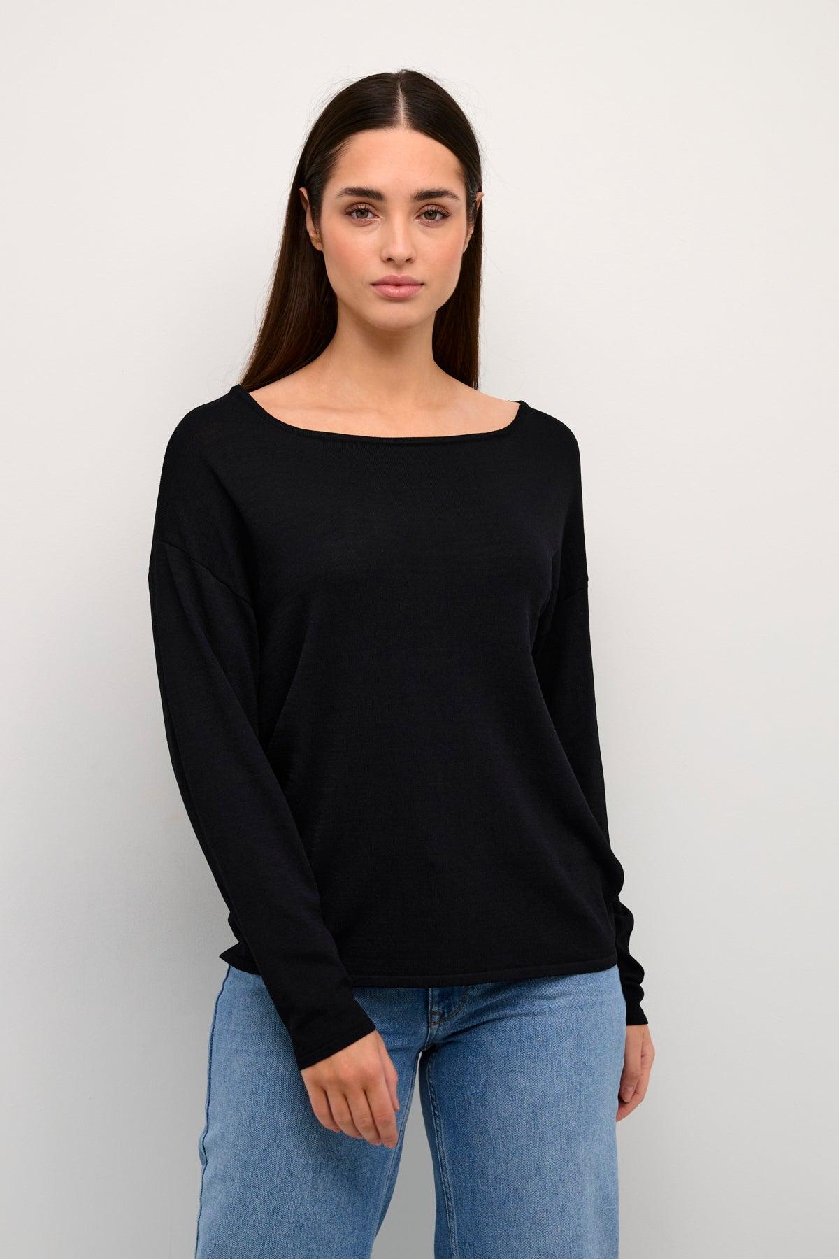 My Essential Wardrobe Minna - Strikbluse - HUSET Men & Women