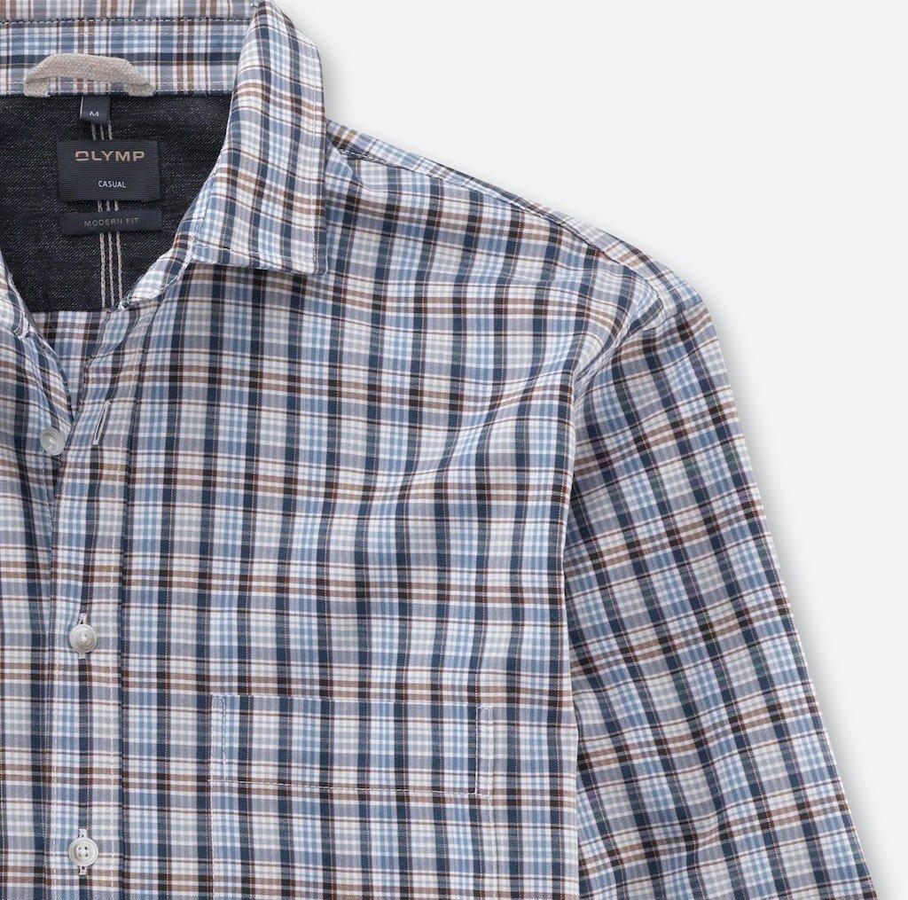 Olymp Casual - Modern Fit ternet skjorte - HUSET Men & Women