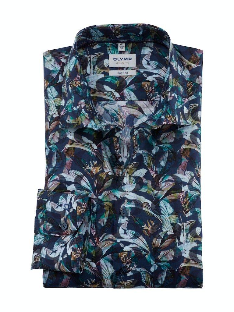 Olymp Level five - Langærmet skjorte i slim fit - HUSET Men & Women