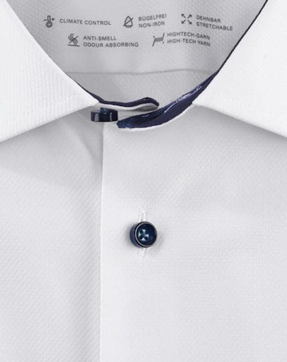Olymp Luxor - Kortærmet modern fit strygefri skjorte - HUSET Men & Women (8358734659931)