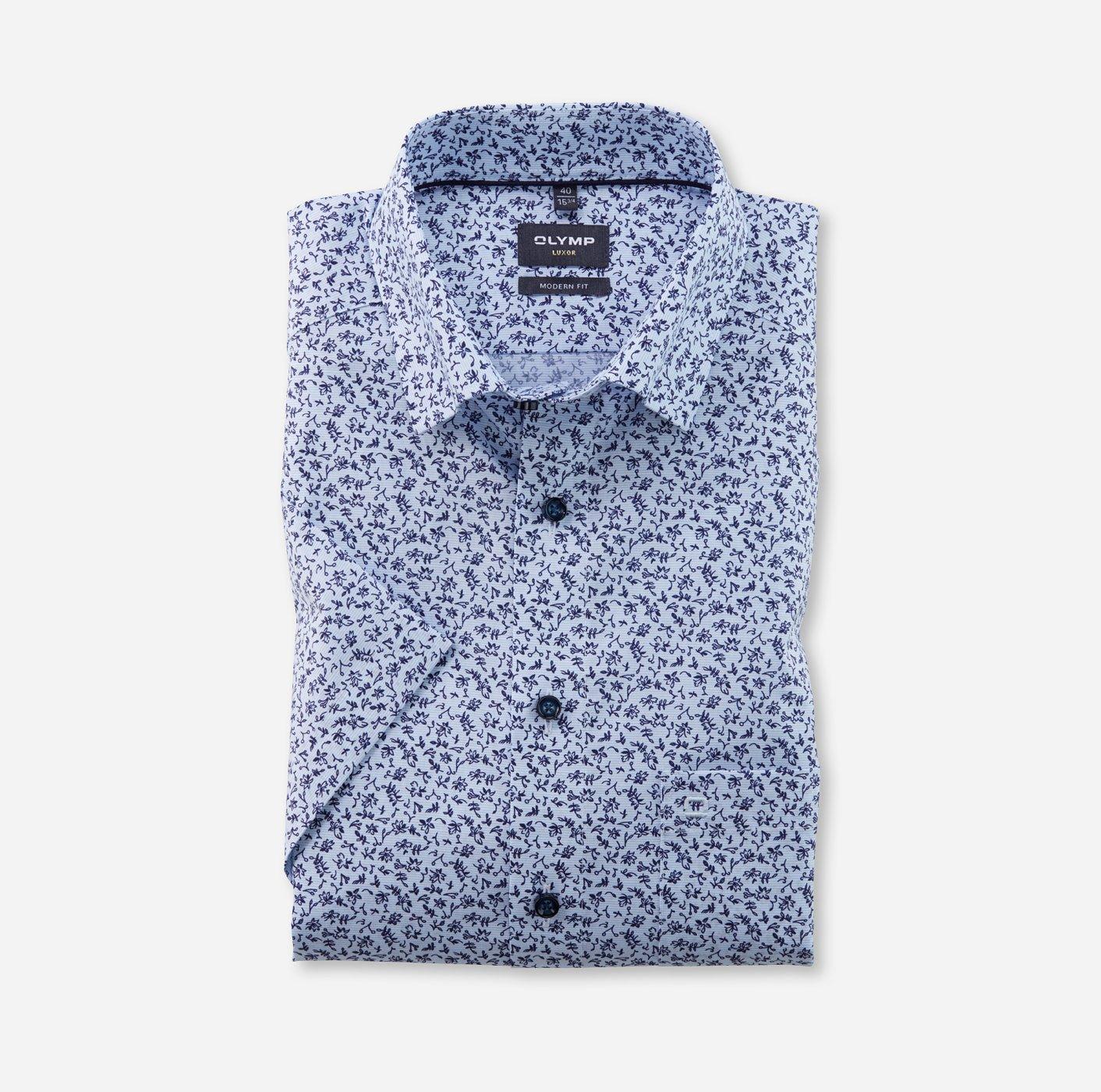 Olymp Luxor - Kortærmet modern Fit strygefri skjorte - HUSET Men & Women