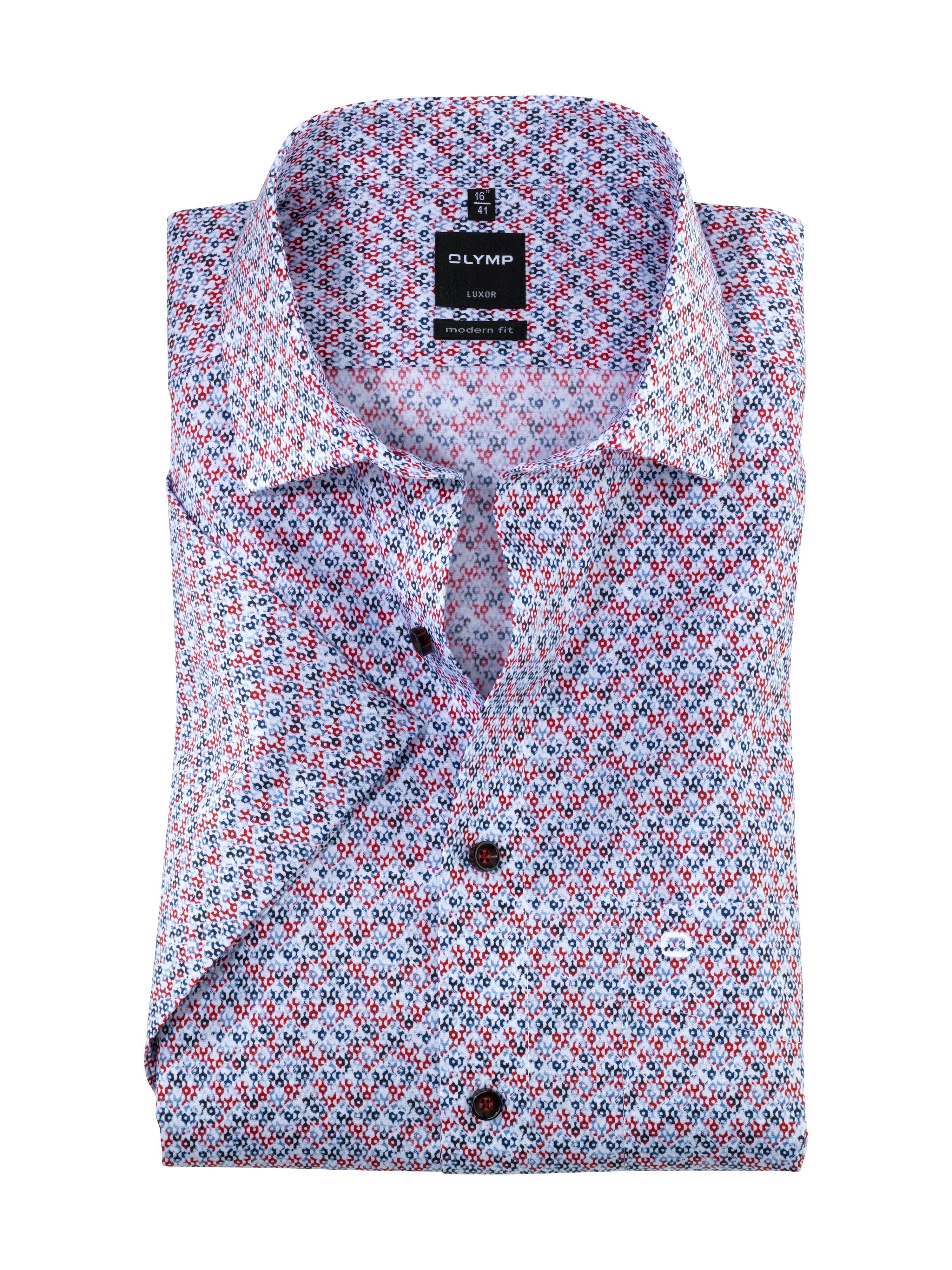 Olymp Luxor - Modern Fit strygefri kortærmet skjorte - HUSET Men & Women