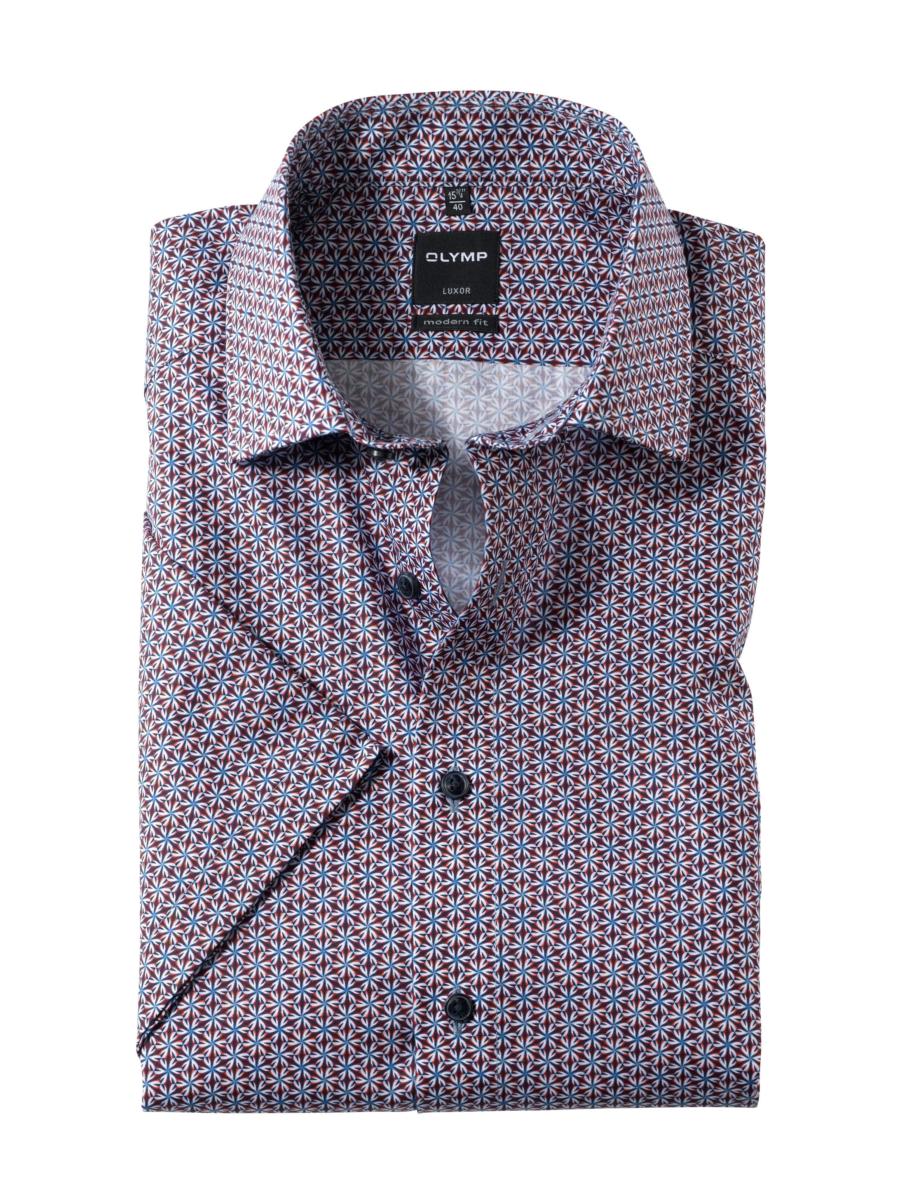 Olymp Luxor - Modern Fit strygefri kortærmet skjorte - HUSET Men & Women