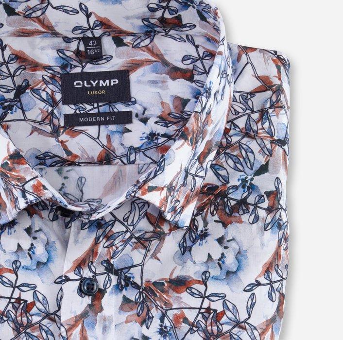 Olymp Luxor - Modern Fit strygefri kortærmet skjorte - HUSET Men & Women