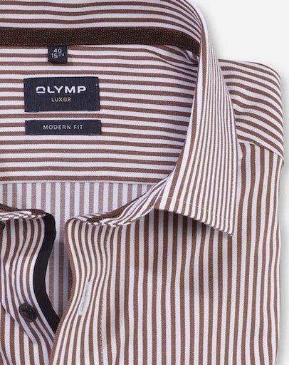 Olymp Luxor - Modern Fit strygefri langærmet skjorte - HUSET Men & Women