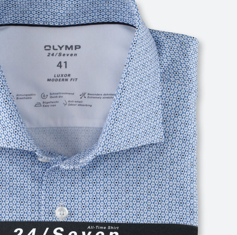 Olymp 24/7 MF AOP shirt ls (7595414454524)