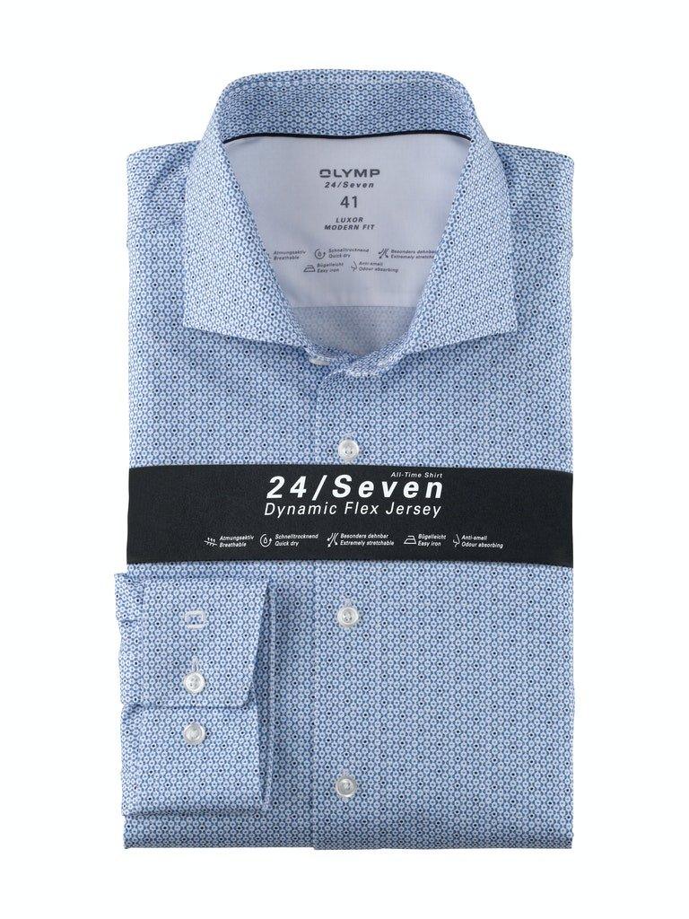 Olymp Modern fit 24/7 strygefri jersey skjorte - HUSET Men & Women