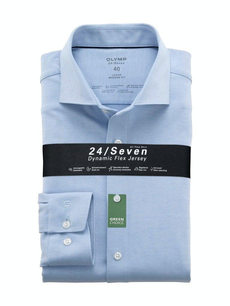 Olymp Modern fit 24/7 strygefri jersey skjorte - HUSET Men & Women