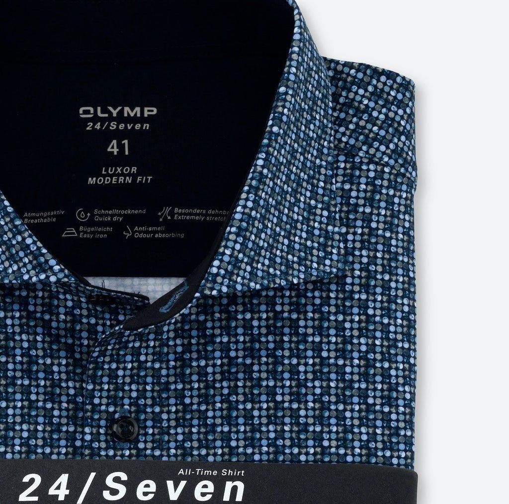 Olymp Modern fit 24/7 strygefri jersey skjorte - HUSET Men & Women