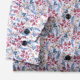 Olymp Modern Fit mønstret strygefri skjorte - HUSET Men & Women