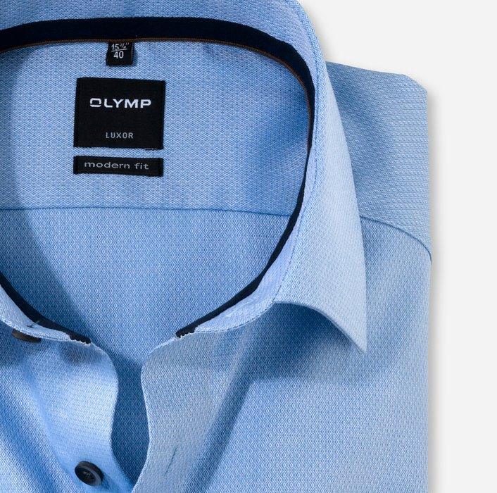 Olymp Modern Fit Structure strygefri skjorte - HUSET Men & Women