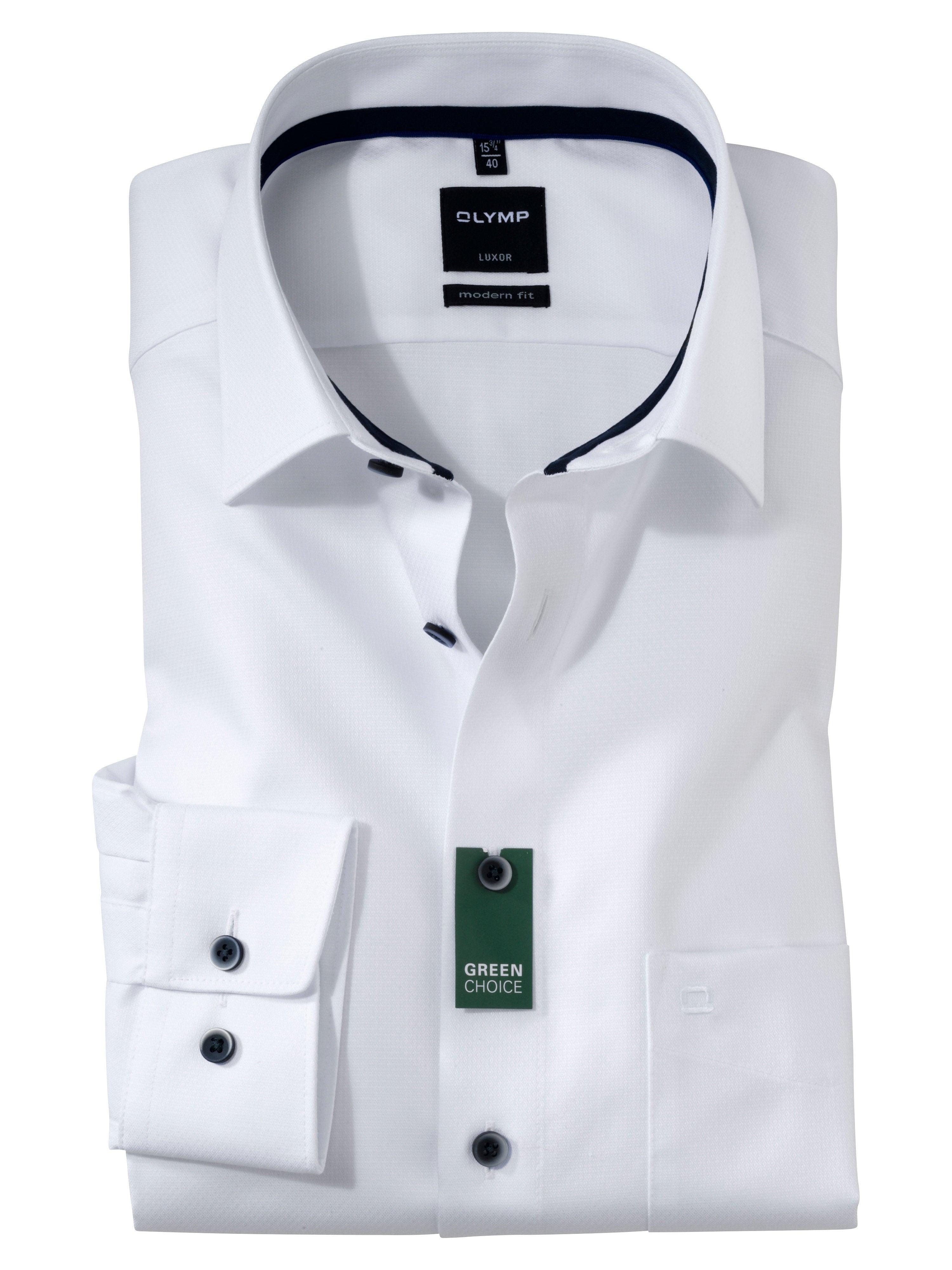 Olymp Modern Fit Structure strygefri skjorte - HUSET Men & Women
