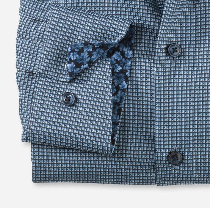 Olymp Modern Fit strygefri skjorte med struktur - HUSET Men & Women