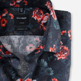 Olymp Strygefri skjorte - Blomstret mønster - HUSET Men & Women