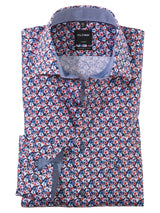 Olymp Strygefri skjorte - Småblomstret - HUSET Men & Women